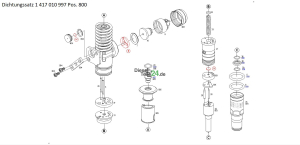 BOSCH TEILESATZ 1417010997